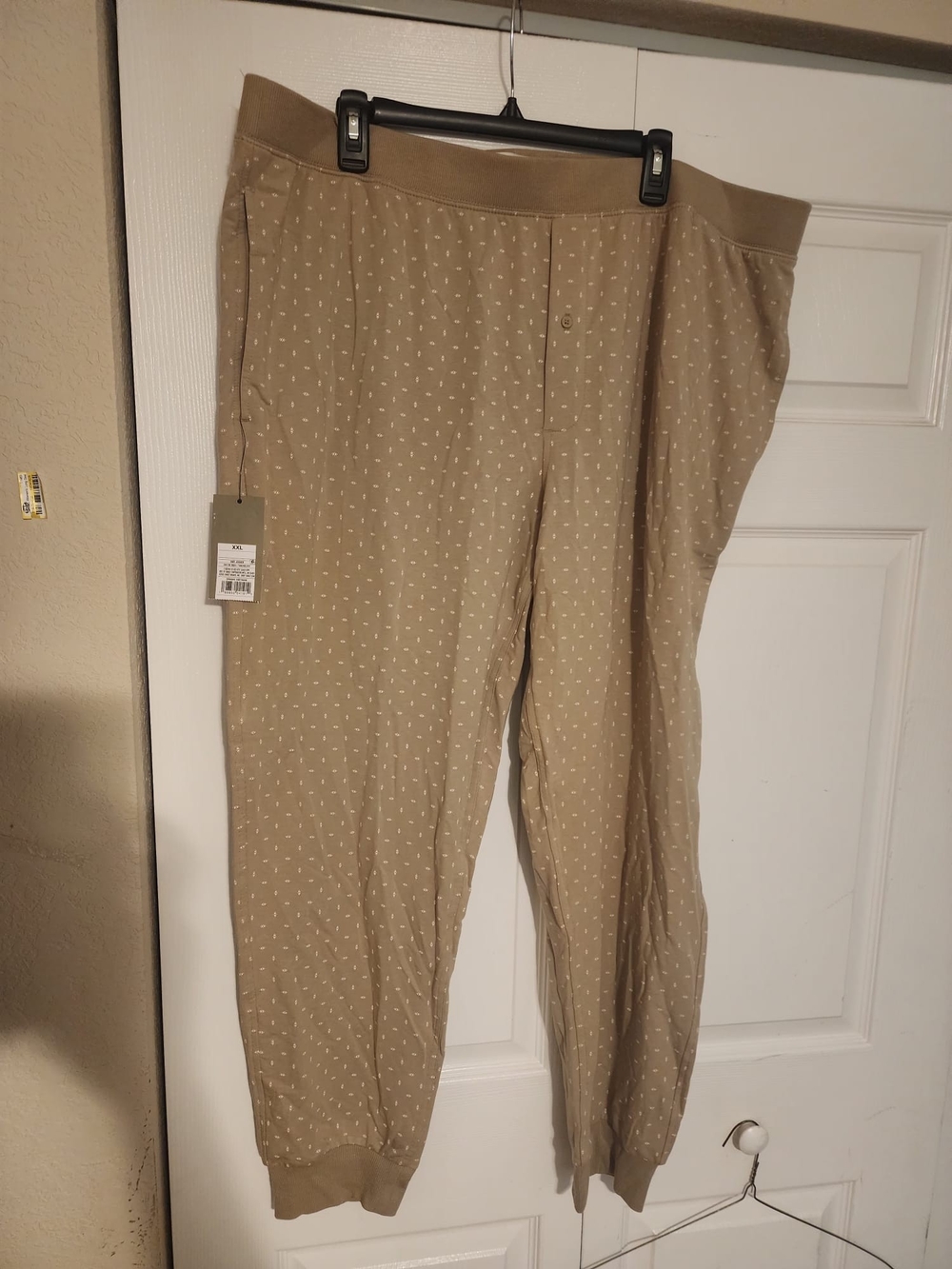 Goodfellow & Co Tan Polka Dot Joggers